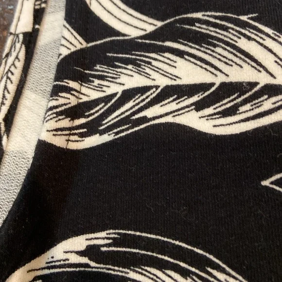 Denim & Co. French Terry Sleeveless Cover Up Dress Black Tropical M - Picture 8 of 11